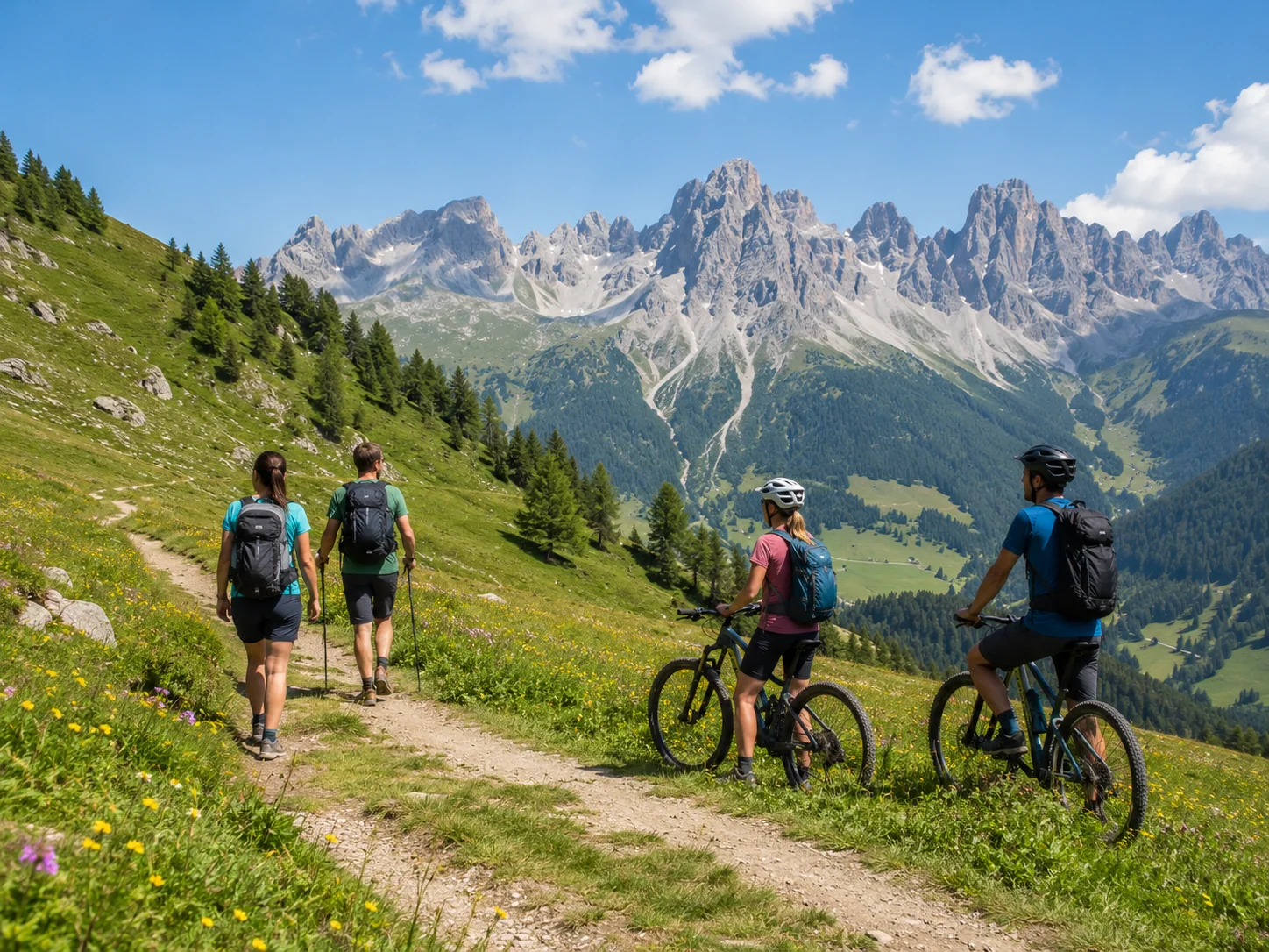 Wander- und Bikehotel in den Dolomiten, Südtirol