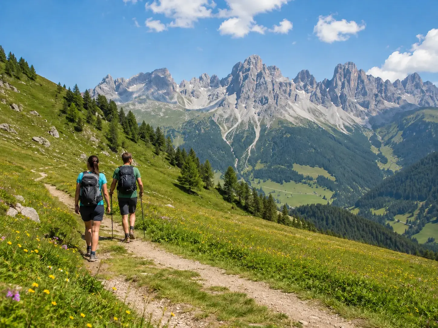 Hochpustertal, wo die ikonischsten Gipfel der Alpen stehen
